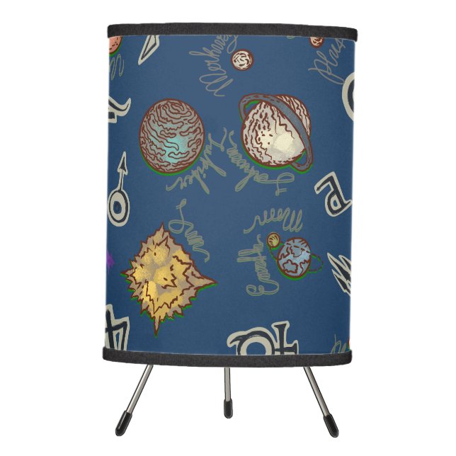 Space salad  tripod lamp (Front)
