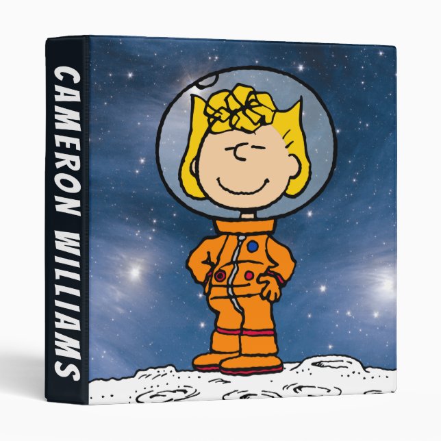 SPACE | Sally Astronaut 3 Ring Binder (Front/Spine)