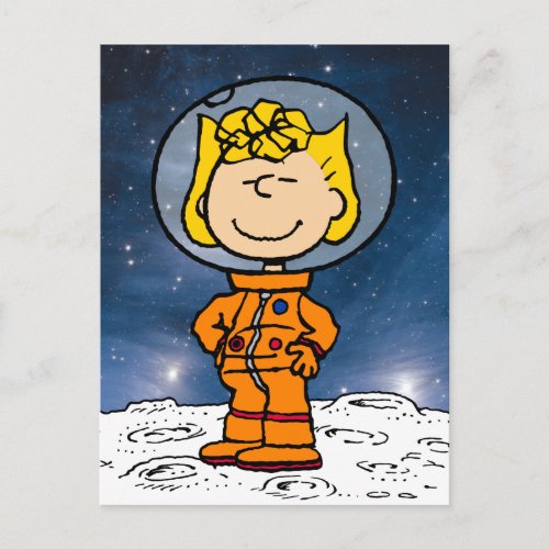 SPACE  Sally Astronaut Postcard