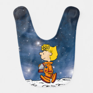 SPACE   Sally Brown Astronaut Baby Bib