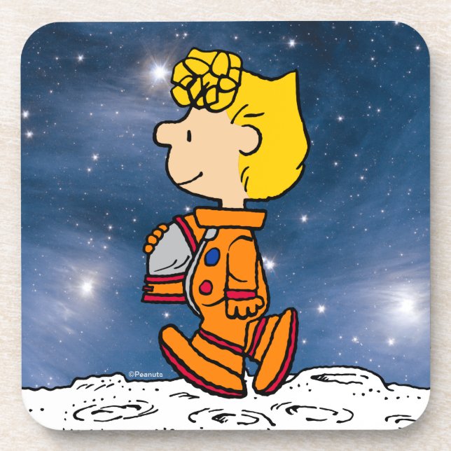 SPACE | Sally Brown Astronaut Beverage Coaster (Front)