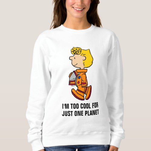 SPACE  Sally Brown Astronaut Sweatshirt