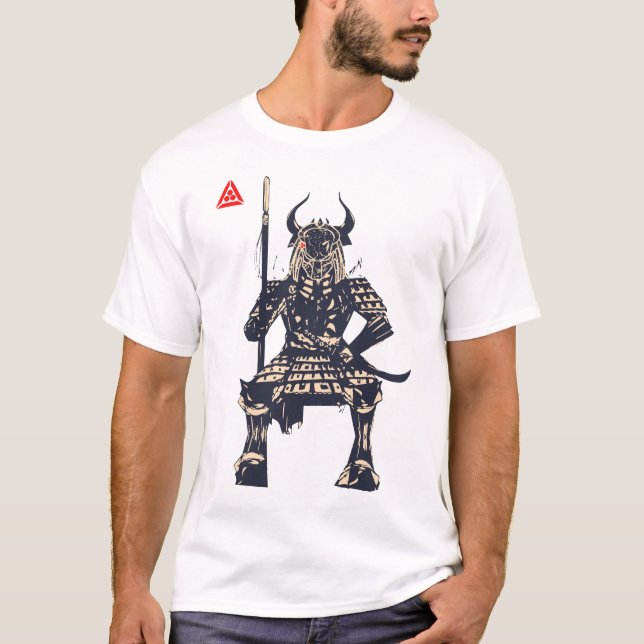Space Samurai Warrior T-Shirt (Front)
