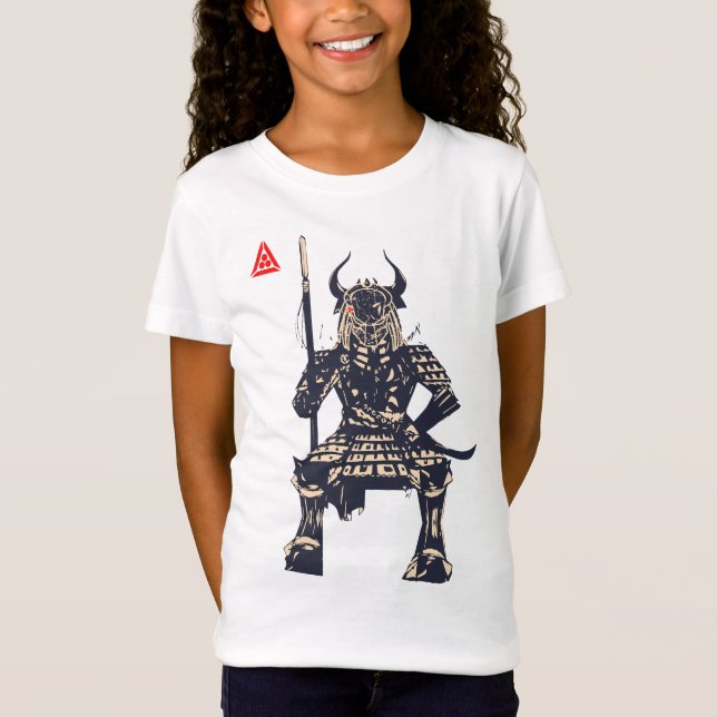 Space Samurai Warrior T-Shirt (Front)