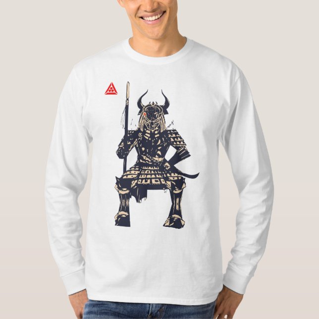 Space Samurai Warrior T-Shirt (Front)