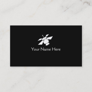 Space satellite customizable business cards