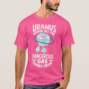 Space Science Astronomy Exoplanets Uranus T-Shirt