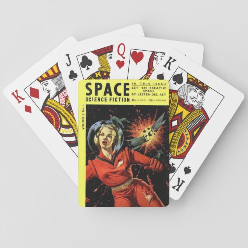 Space Science Fiction 1 Playing Cards