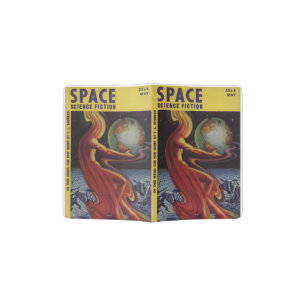 SPACE science fiction comic book comics bright fun Passport Holder