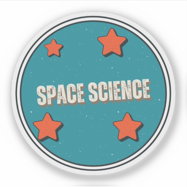 Space Science Sticker (Front)