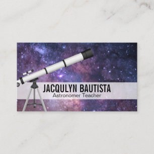 Space   Science Telescope Business Card