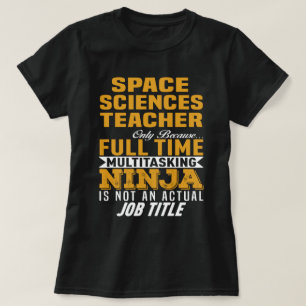 Space Sciences Teacher T-Shirt