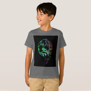 Space Scooting - Flying Scooter Boy T-Shirt
