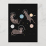 Space Sea Otters Funny Galaxy Otter Postcard