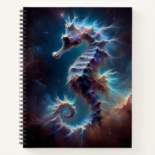 Space Seahorse Notebook