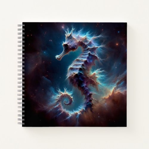 Space Seahorse Notebook