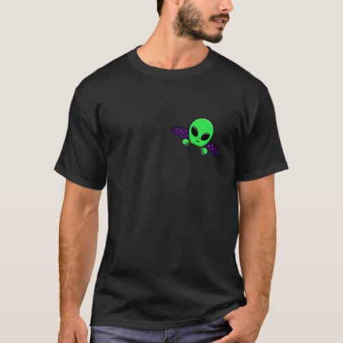 Space ship alien  T_Shirt