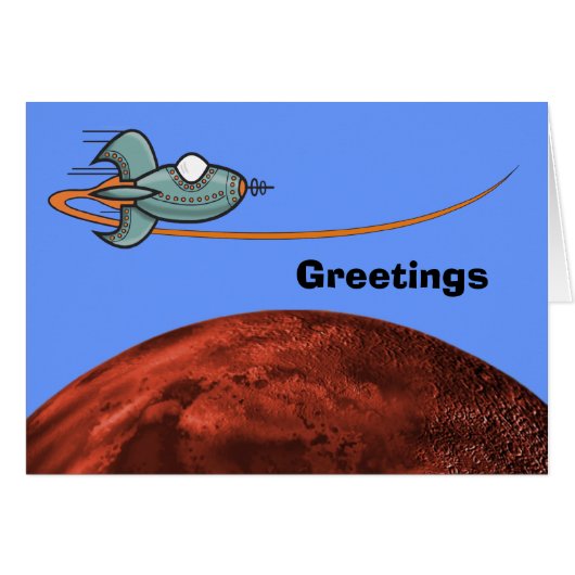 Space Ship Cards (Front Horizontal)