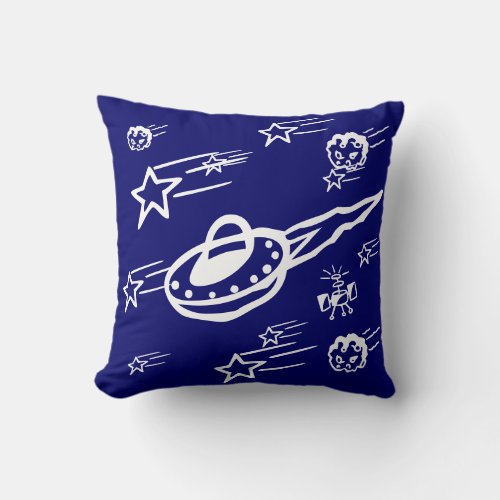 Space ship pillow