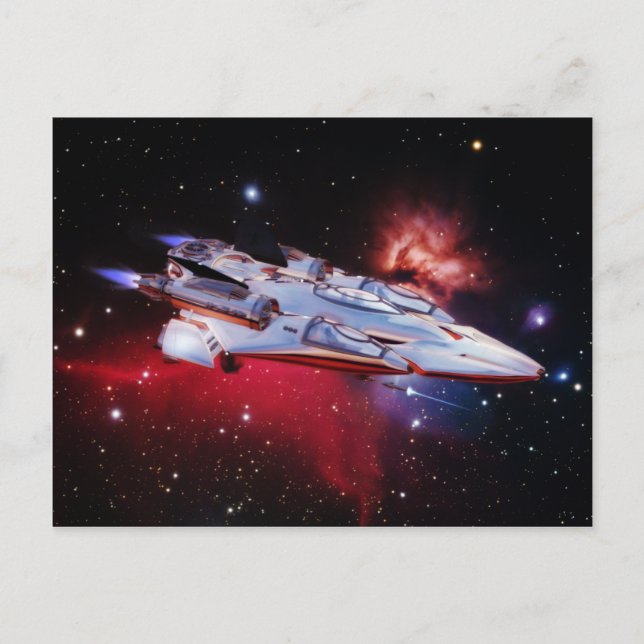 Space Ship Postcard (Front)