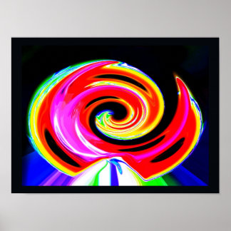 Space ship trail poster