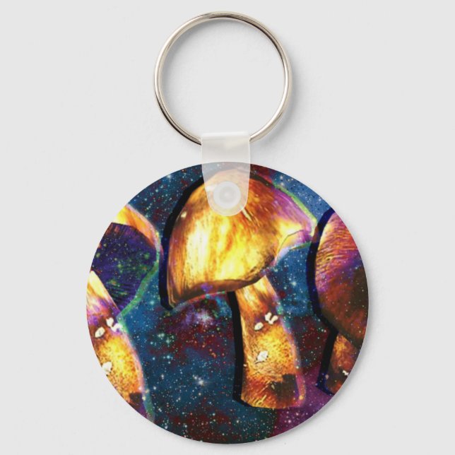 Space Shroomery Keychain (Front)