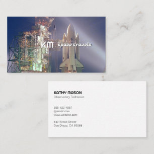 Space Shuttle   Air Space Business Card