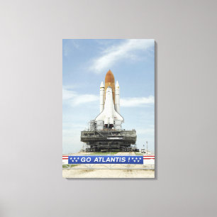 Space shuttle Atlantis 2 Canvas Print