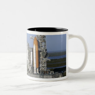 Space shuttle Atlantis 3 Two-Tone Coffee Mug