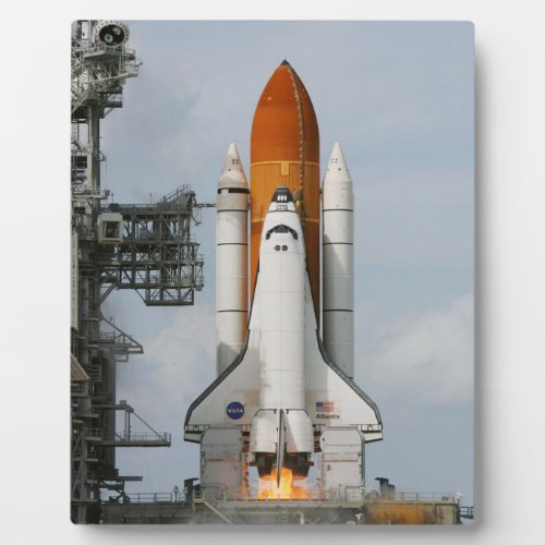 Space Shuttle Atlantis 8x10 Photo Plaque