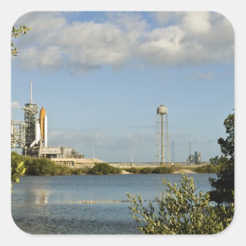 Space Shuttle Atlantis and Endeavour Square Sticker