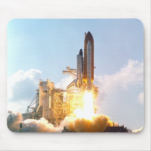 Space Shuttle Atlantis Blasts Off Mouse Pad