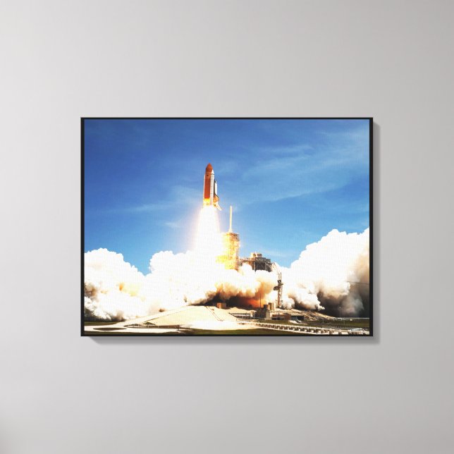 Space Shuttle Atlantis canvas print (Front)