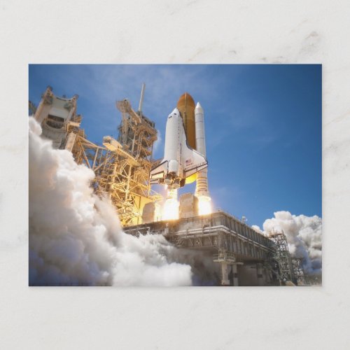 Space Shuttle Atlantis Launching STS_132 Mission Postcard