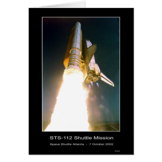 Space Shuttle Atlantis Lift-off – October 7, 2002  Cards