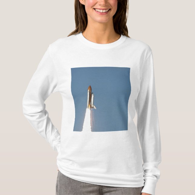 Space Shuttle Atlantis lifts off 11 T-Shirt (Front)