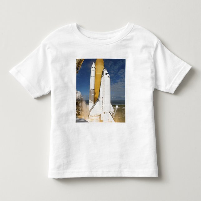 Space Shuttle Atlantis lifts off 12 Toddler T-shirt (Front)