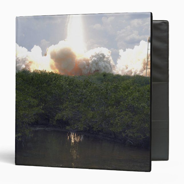 Space Shuttle Atlantis lifts off 14 3 Ring Binder (Front/Inside)