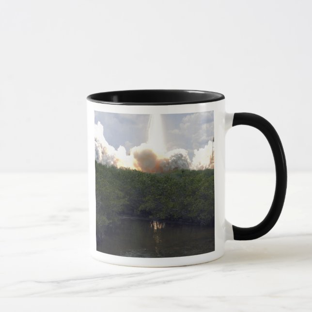 Space Shuttle Atlantis lifts off 14 Mug (Right)