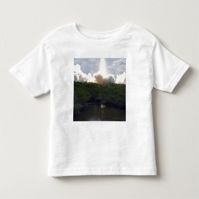 Space Shuttle Atlantis lifts off 14 Toddler T-shirt (Front)