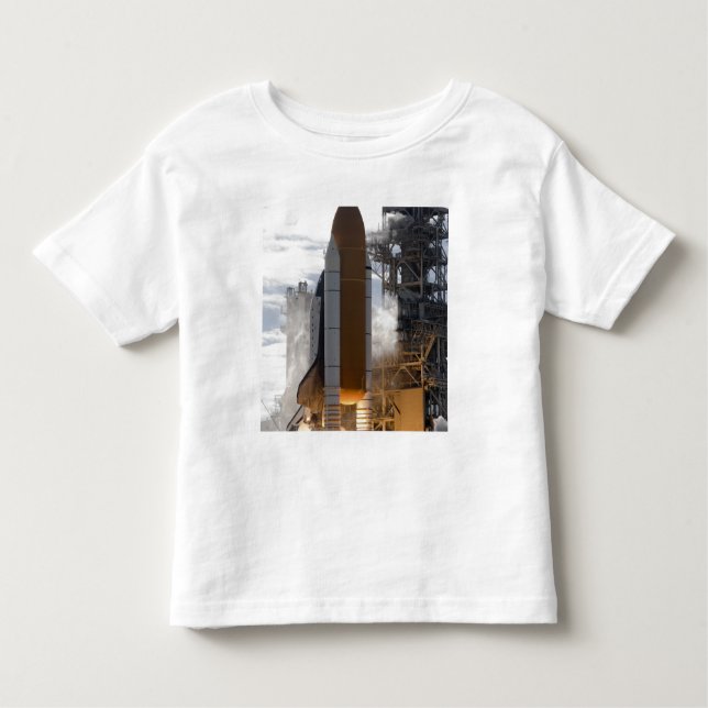 Space Shuttle Atlantis lifts off 15 Toddler T-shirt (Front)