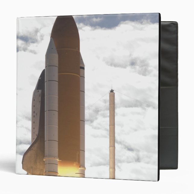 Space Shuttle Atlantis lifts off 16 Binder (Front/Inside)