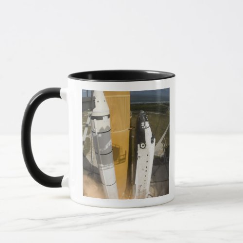 Space Shuttle Atlantis lifts off 17 Mug