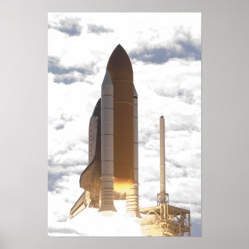 Space Shuttle Atlantis lifts off 18 Poster