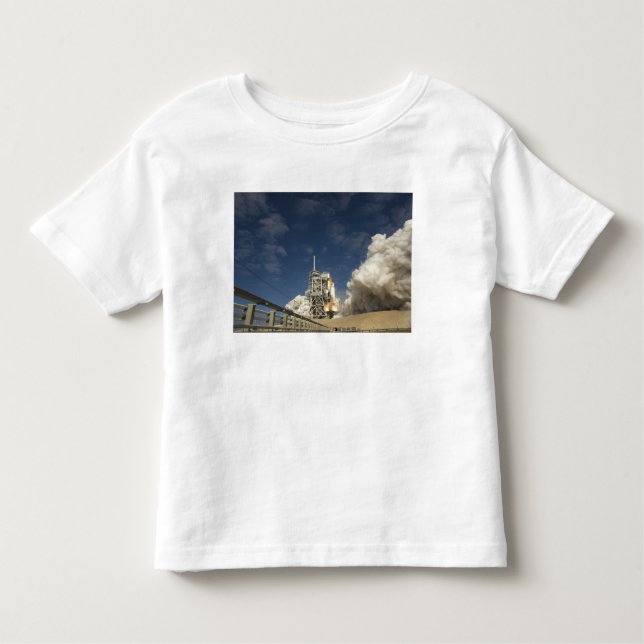 Space Shuttle Atlantis lifts off 20 Toddler T-shirt (Front)