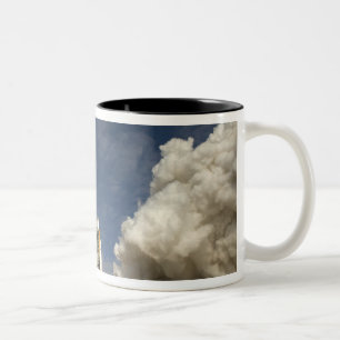 Space Shuttle Atlantis lifts off 20 Two-Tone Coffee Mug