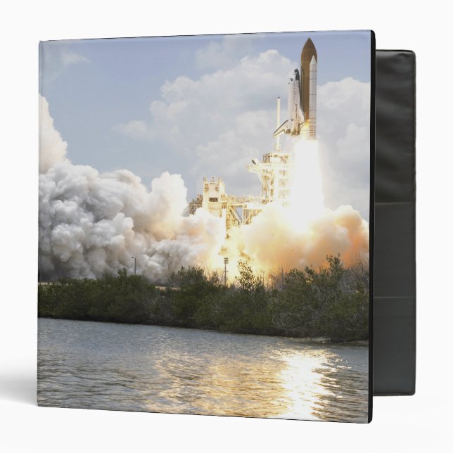 Space Shuttle Atlantis lifts off 22 3 Ring Binder (Front/Inside)