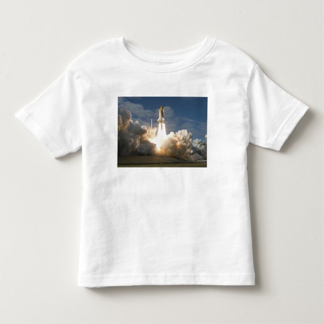 Space Shuttle Atlantis lifts off 24 Toddler T-shirt (Front)