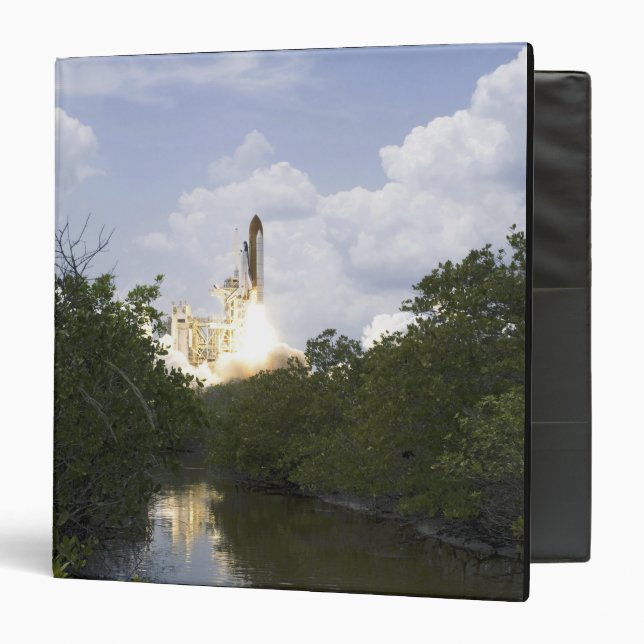 Space Shuttle Atlantis lifts off 25 3 Ring Binder (Front/Inside)