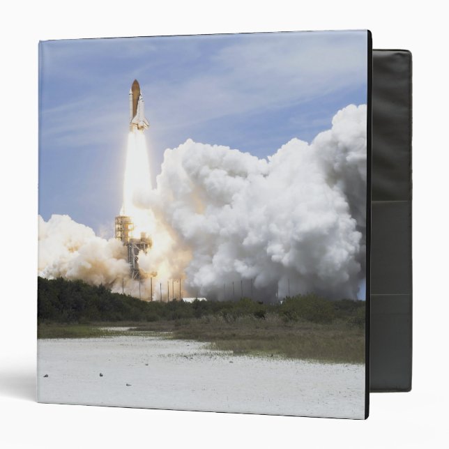 Space Shuttle Atlantis lifts off 28 3 Ring Binder (Front/Inside)